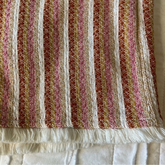 2/$30 THML boho fringe striped tulum shorts. SZ M - Picture 5 of 16